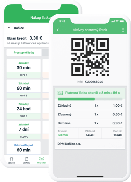 Cestovný lístok na MHD online